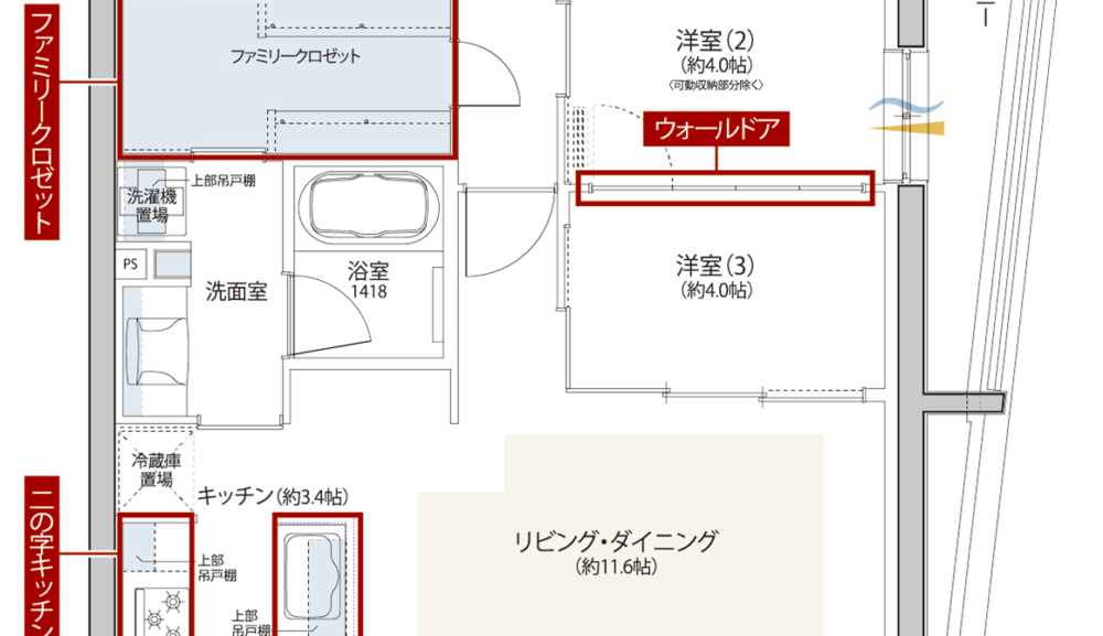 伊藤忠都開、新築分譲マンションで「間取りのない家」プランをお披露目