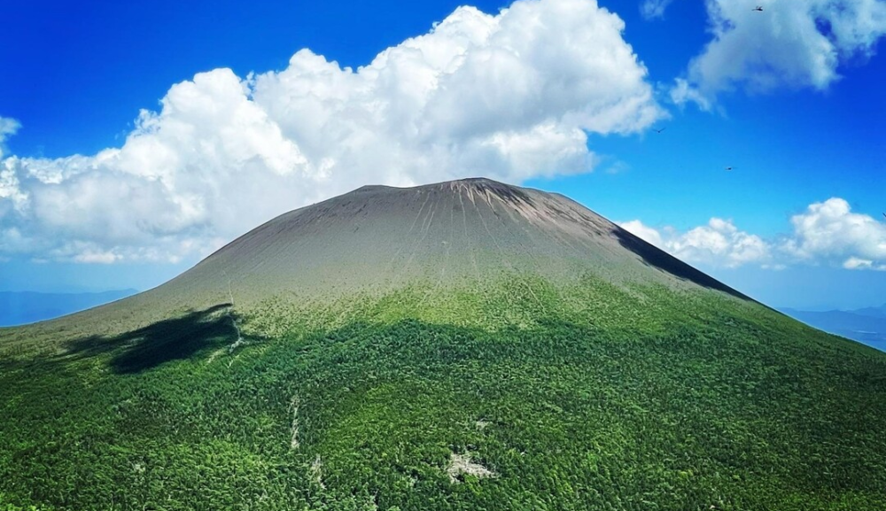 浅間山にて